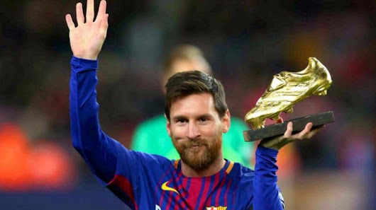 Lionel Messi in Camp Nou
