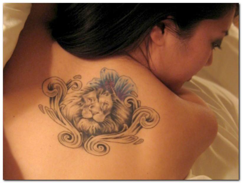 Lion Tattoos Designs Animal Shapes Black For Girls