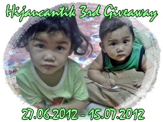 Hijaucantik 3rd Giveaway