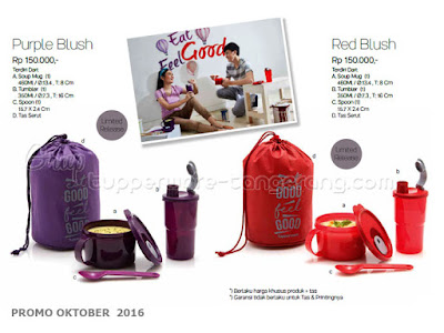 Purple Blush dan Red Blush ~ Tupperware Promo Oktober 2016