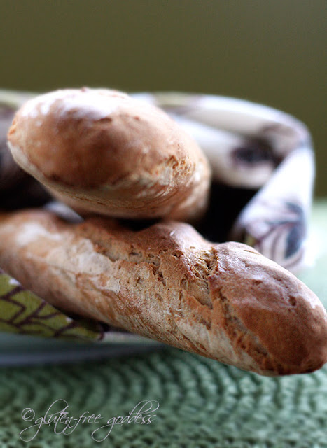 Gluten free baguettes made from Pamela's Bread Mix