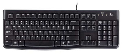 Logitech K120 Wired Keyboard.