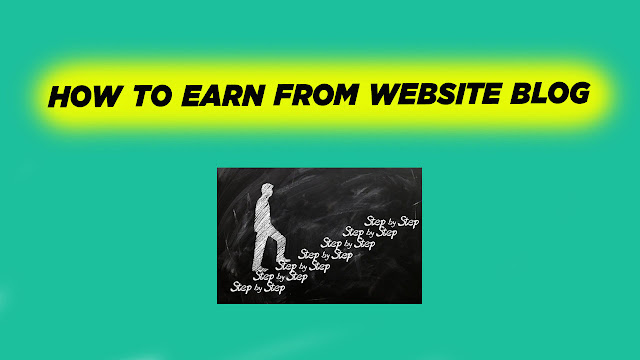 how to earn from website blog