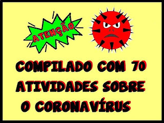 compilado com 70 atividades sobre o coronavírus