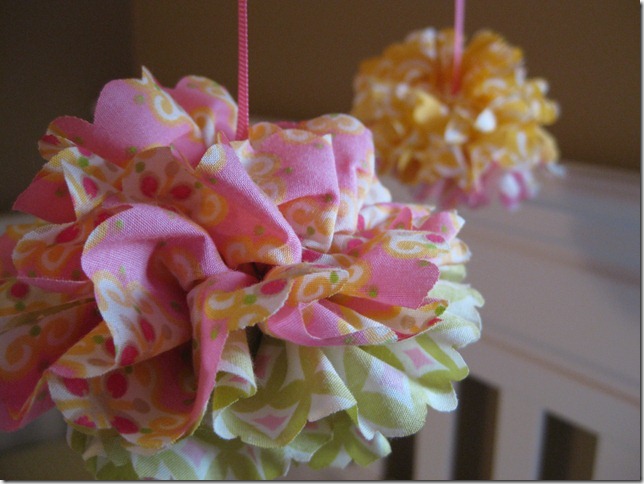 Closeup of one of the girls' mobiles