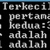 Program mencari bilangan terbesar dan terkecil C++