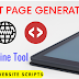 About Us Page Generator Tool Free For Blogger | Free HTML Code For About Us Page