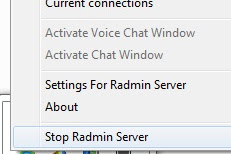 Patching Radmin Server