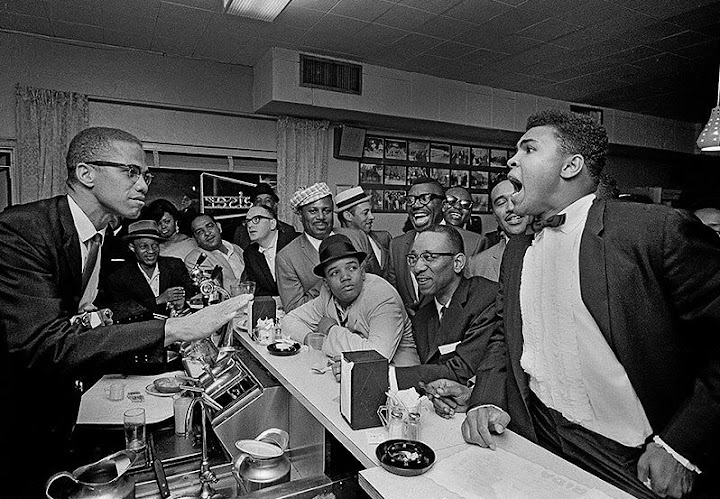 Malcolm X and Muhammed Ali Photo By Bob Gnome For Life Magazine