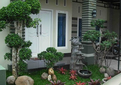 Beberapa Contoh Desain Taman Rumah minimalis yang 