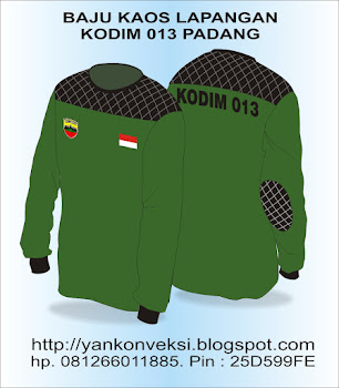 BAJU KAOS LAPANGAN PESANAN KODIM 0312 PADANG