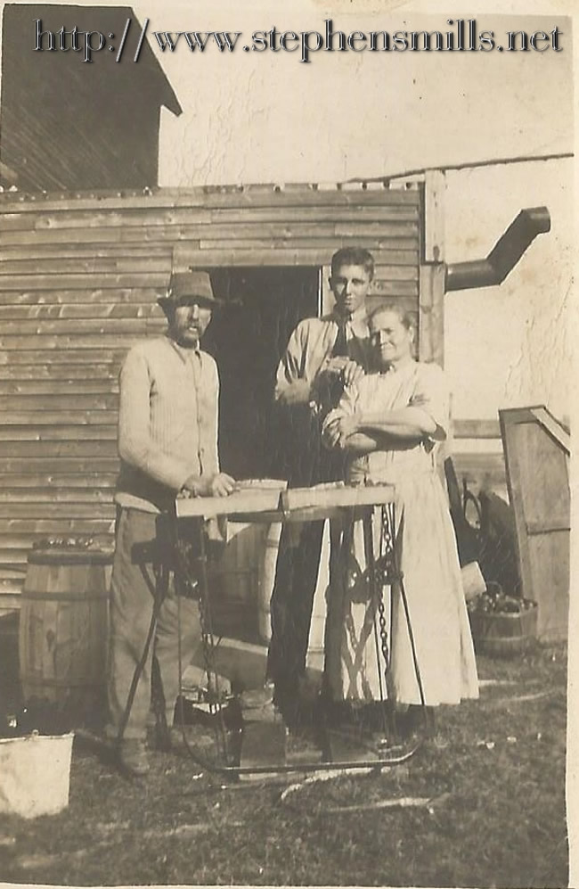 Photo of Hiram Bacon - Leon Proctor - Mary Noyes Bacon