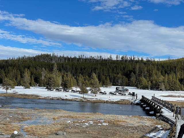 Snowmobiling in Yellowstone