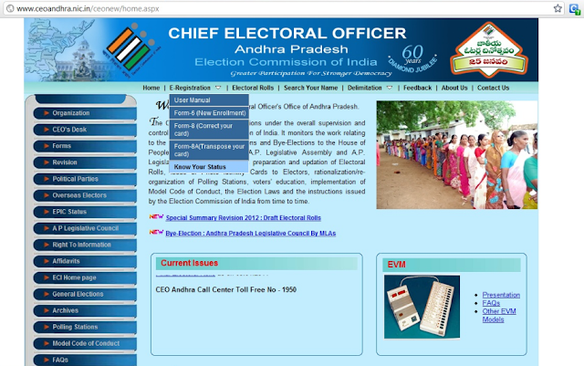 Documents Required to Apply for Voting Card