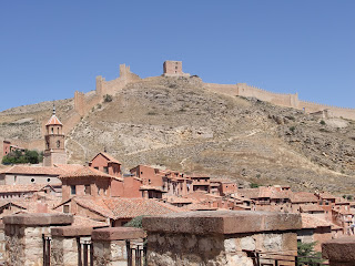 Albarracín, Teruel, murallas y castillo