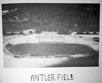 Aerial view Kerrville Texas Antler Stadium 1941