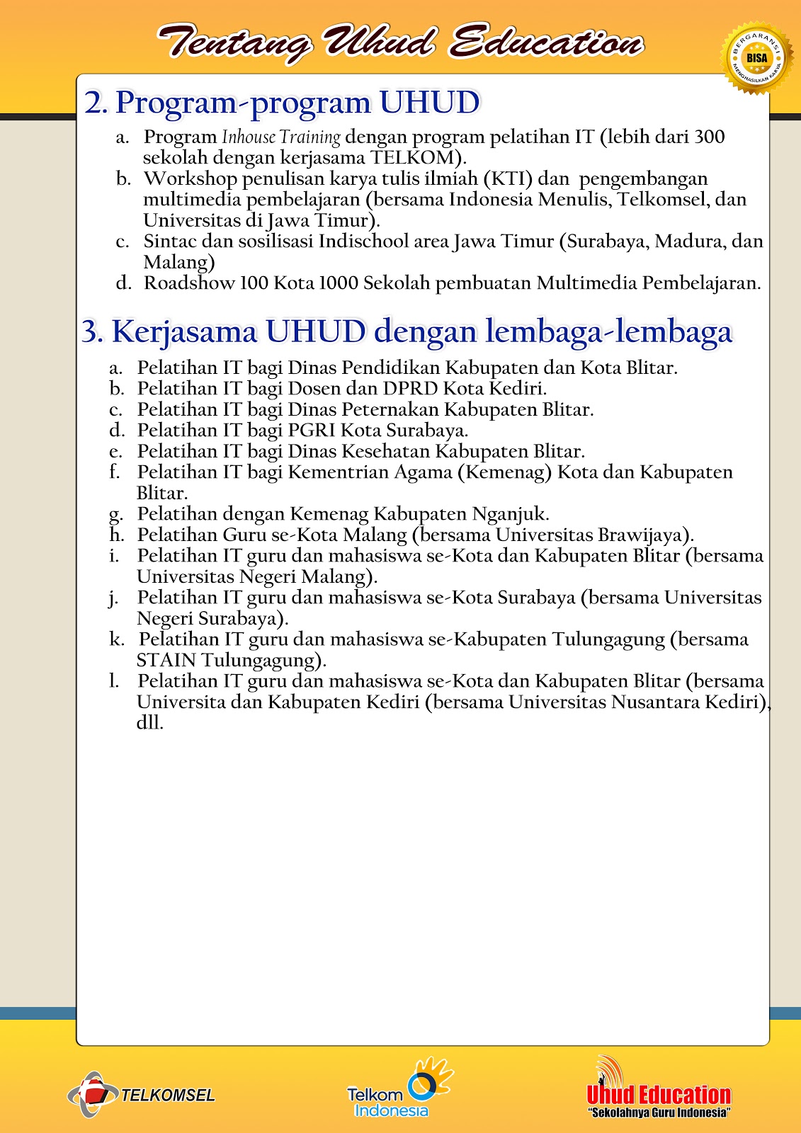 Media Pembelajaran: Proposal Pelatihan Multimedia 