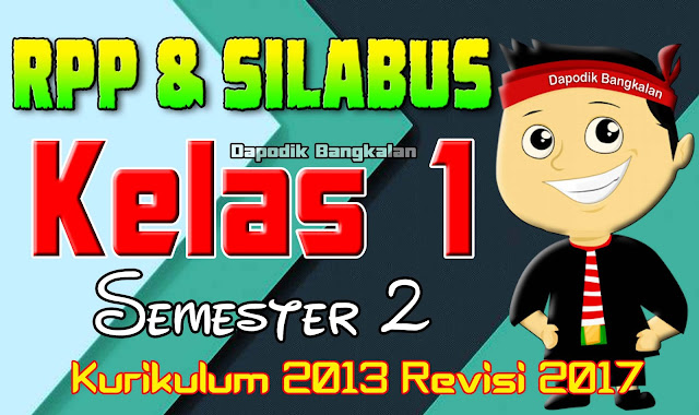 Download RPP dan SILABUS Kelas 1 SD Semester 2 Kurikulum 2013 Revisi 2017