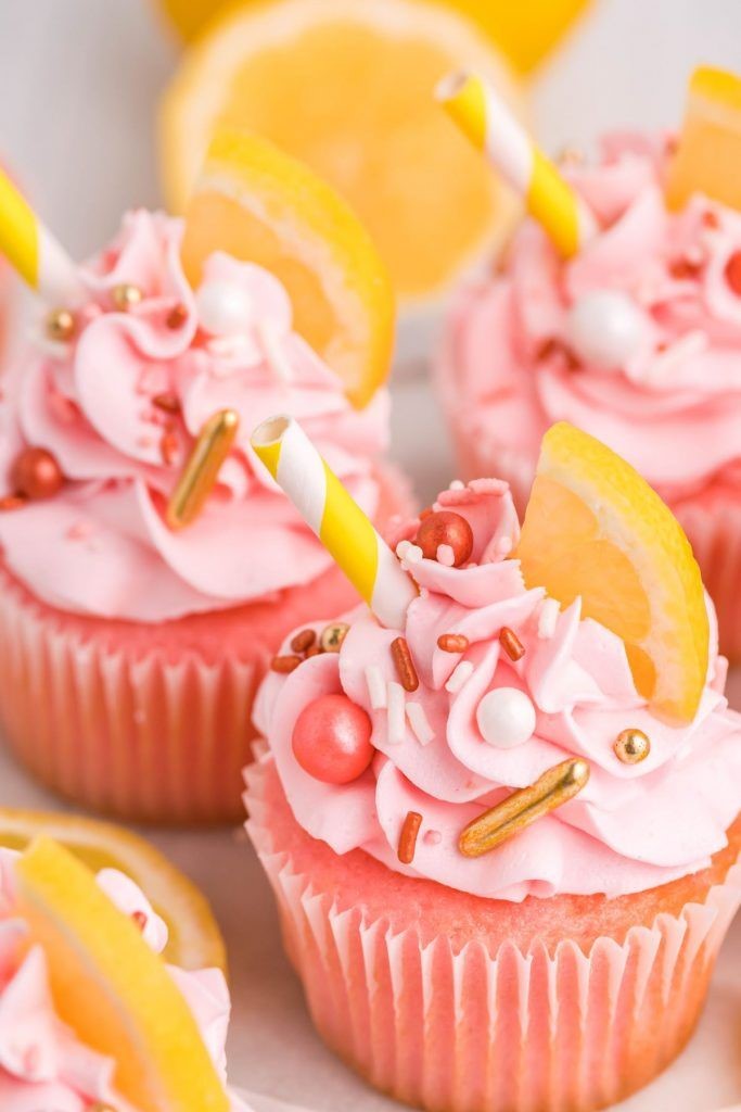how to make Pink Lemonade Cupcakes