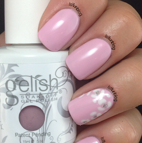 Gelish-Pink-Smoothie-Flower-Nail-Art-design