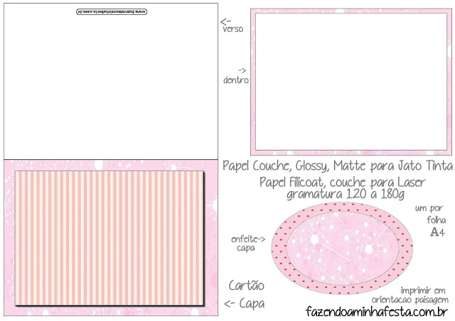 Art in Pink Quinceañera Party Free Printable Candy Bar Labels