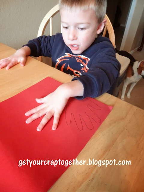 Scrap Fabric Thanksgiving Turkey Craft