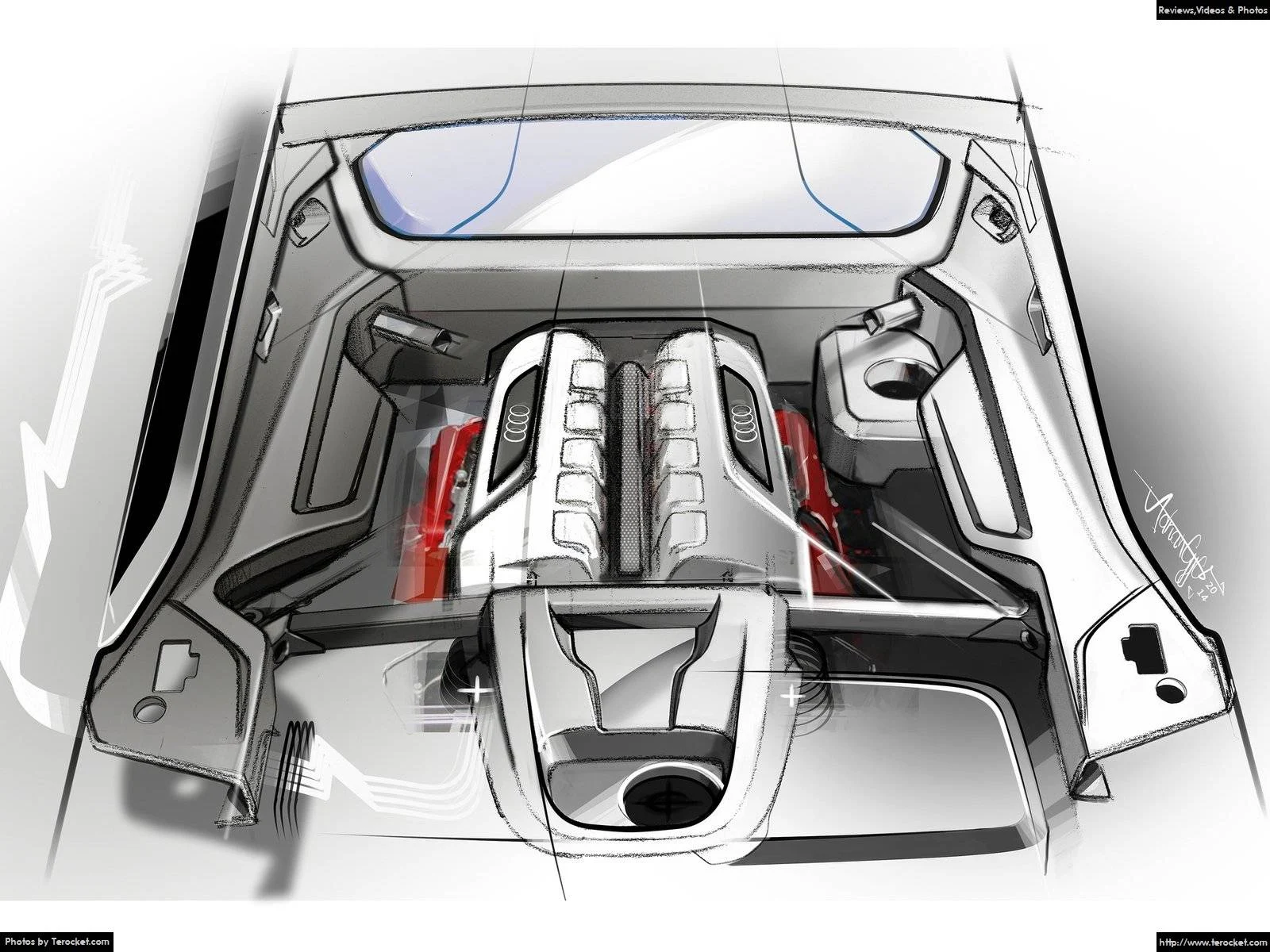 Hình ảnh xe ô tô Audi R8 V10 2016 & nội ngoại thất