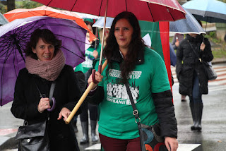 Manifestación de trabajadoras de residencias de ancianos