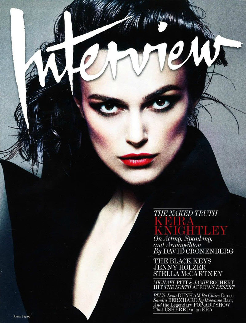Keira Knightly for Interview Magazine April 2012