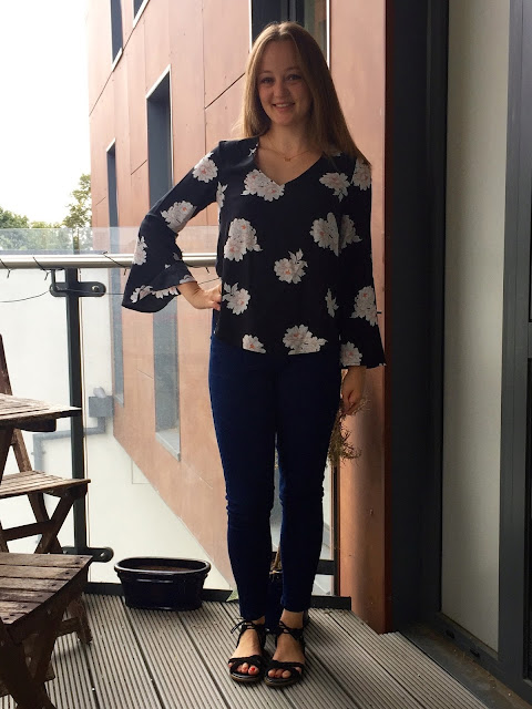 Diary of a Chain Stitcher: Megan Nielsen Dove Blouse in Floral Viscose from Til the Sun Goes Down