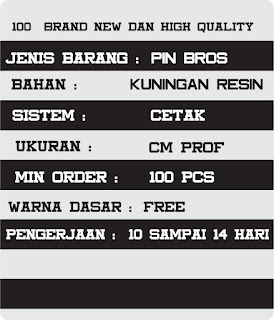 LENCANA PIN JASA | BUAT PIN RESIN | PIN RESIN DI BANDUNG