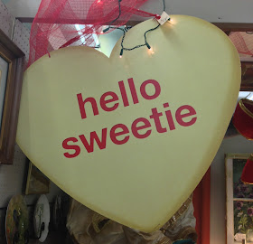 valentine's candy heart paper card via homeologymodernvintage.com