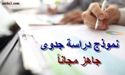 نموذج دراسة جدوى جاهز مجاناً