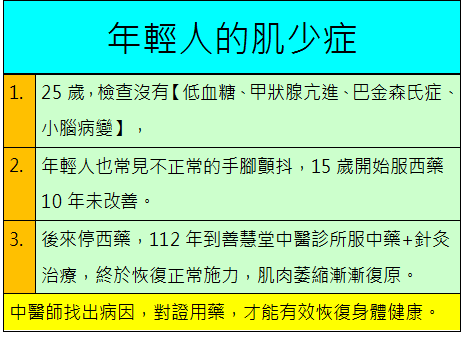 年輕人的肌少症篇