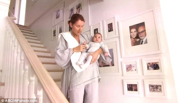 Baby love: Celine Dion shares