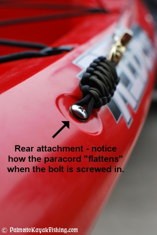 Palmetto Kayak Fishing: DIY No Drill Kayak Anchor Trolley Connection 