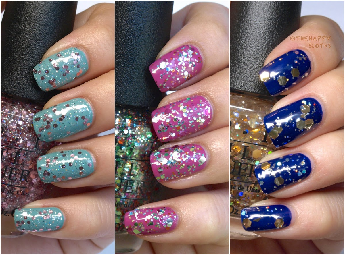 OPI Spotlight on Glitter Nail Polish Collection: Review ...