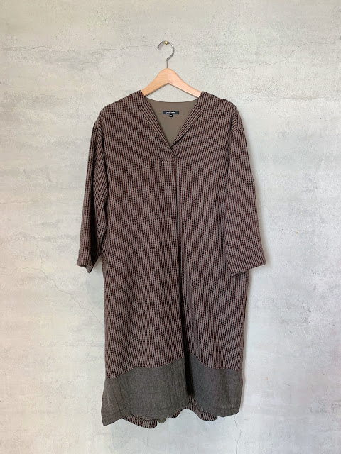 pas de calais【パドカレ】コットンウールチェックワンピース◆八十八/丸亀香川県・eighty88eight/新居浜愛媛県エイティエイト