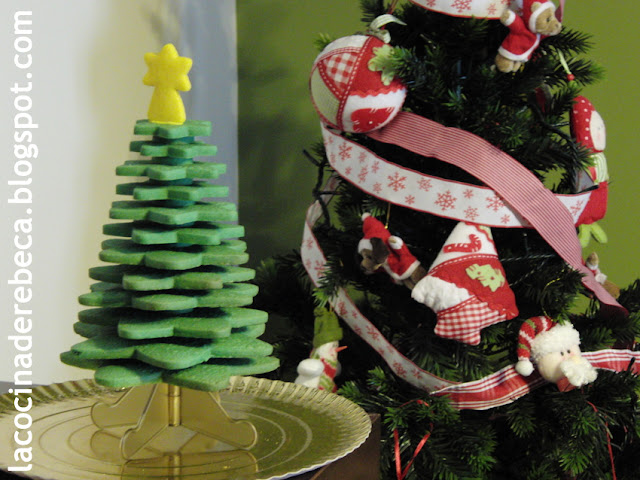 Árbol de Navidad de galletas