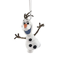 Hallmark Disney Frozen Olaf Skating Christmas Ornament