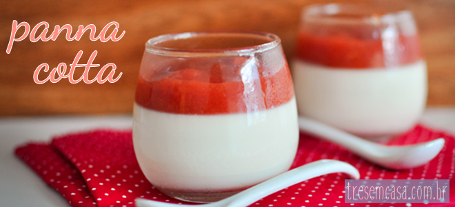 panna cotta receita