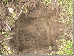 topsoil, loam layering