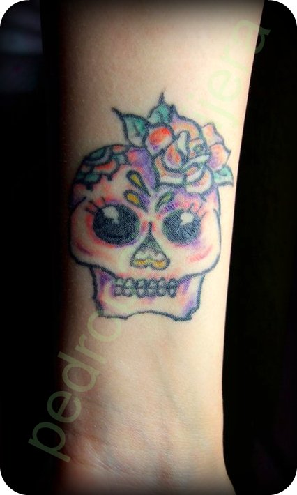 Etiquetas calavera mexicana pedropapelotijera skull tattoo Tatuajes