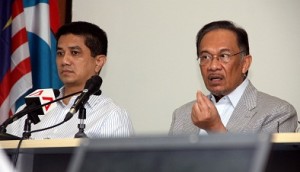 Datuk Seri Anwar Ibrahim dan Azmin Ali