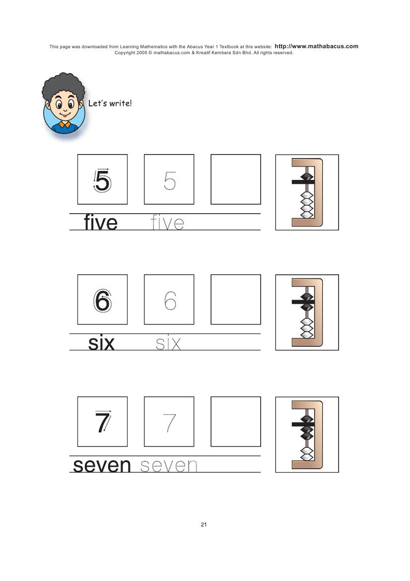 Matematik Sekolah Rendah: Belajar Asas Abakus Bahagian 4