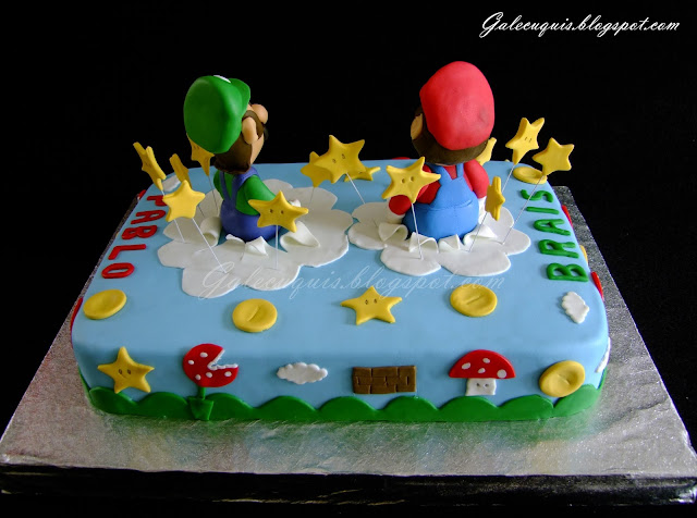 tarta fondant Super Mario Bros