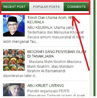 Cara Mudah Membuat Menu Tabber di Blogspot