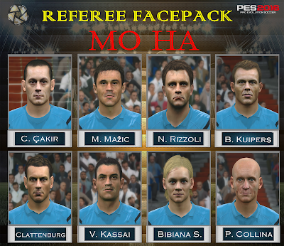 PES 2016 Referee Facepack