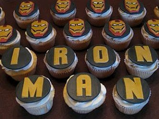 Cupcakes Iron Man, parte 2