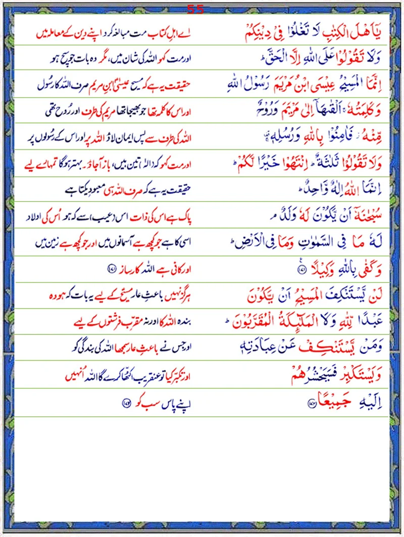 Surah An Nisa  with Urdu Translation,Quran,Quran with Urdu Translation,Surah An Nisa with Urdu Translation Page 3,